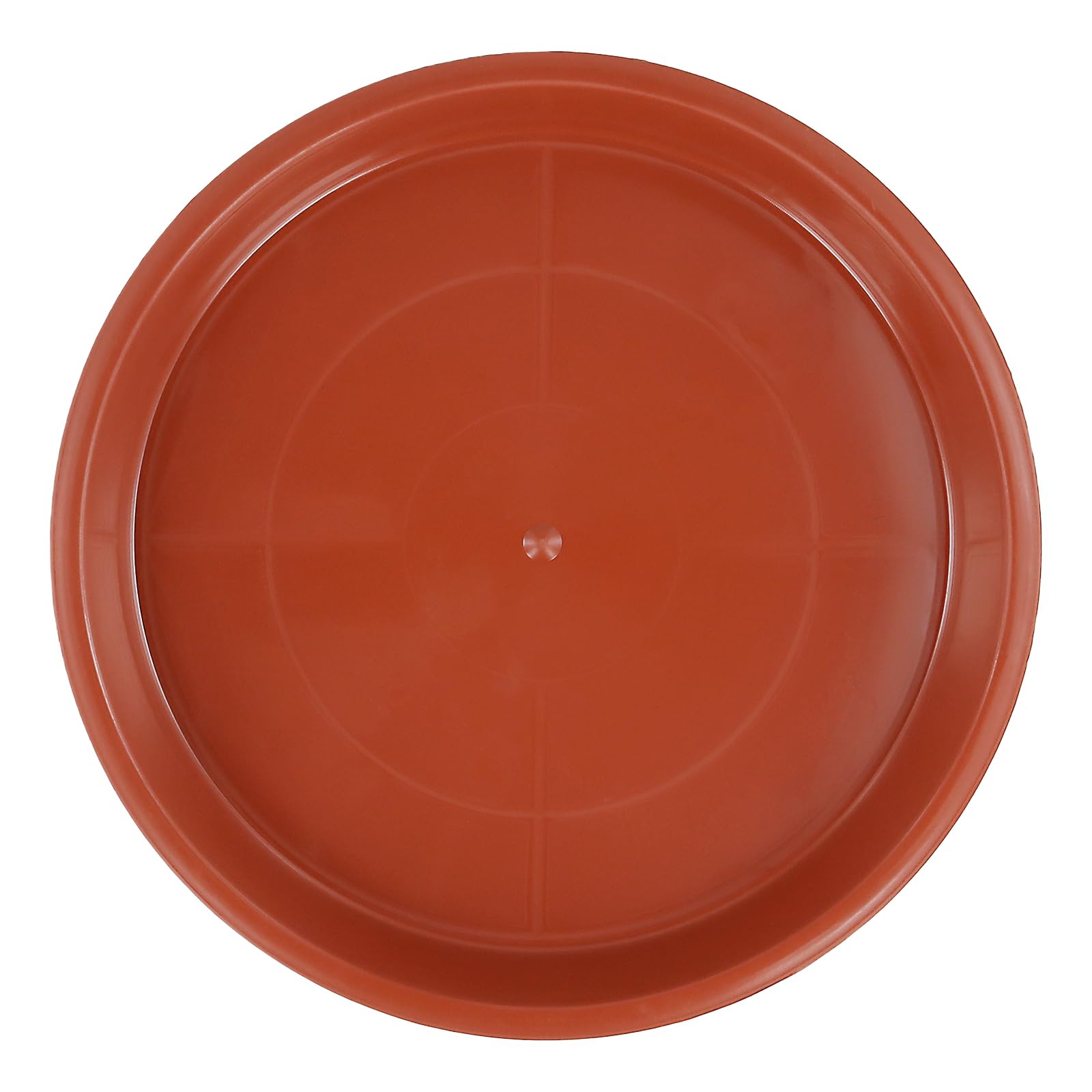 MAKTSAM 40 PCS Red Flower Pot Saucers, 12/18/24/30 cm Round plant saucers, Plastic Plant Pot Trays for Garden Flower Plant Indoor - Image 4
