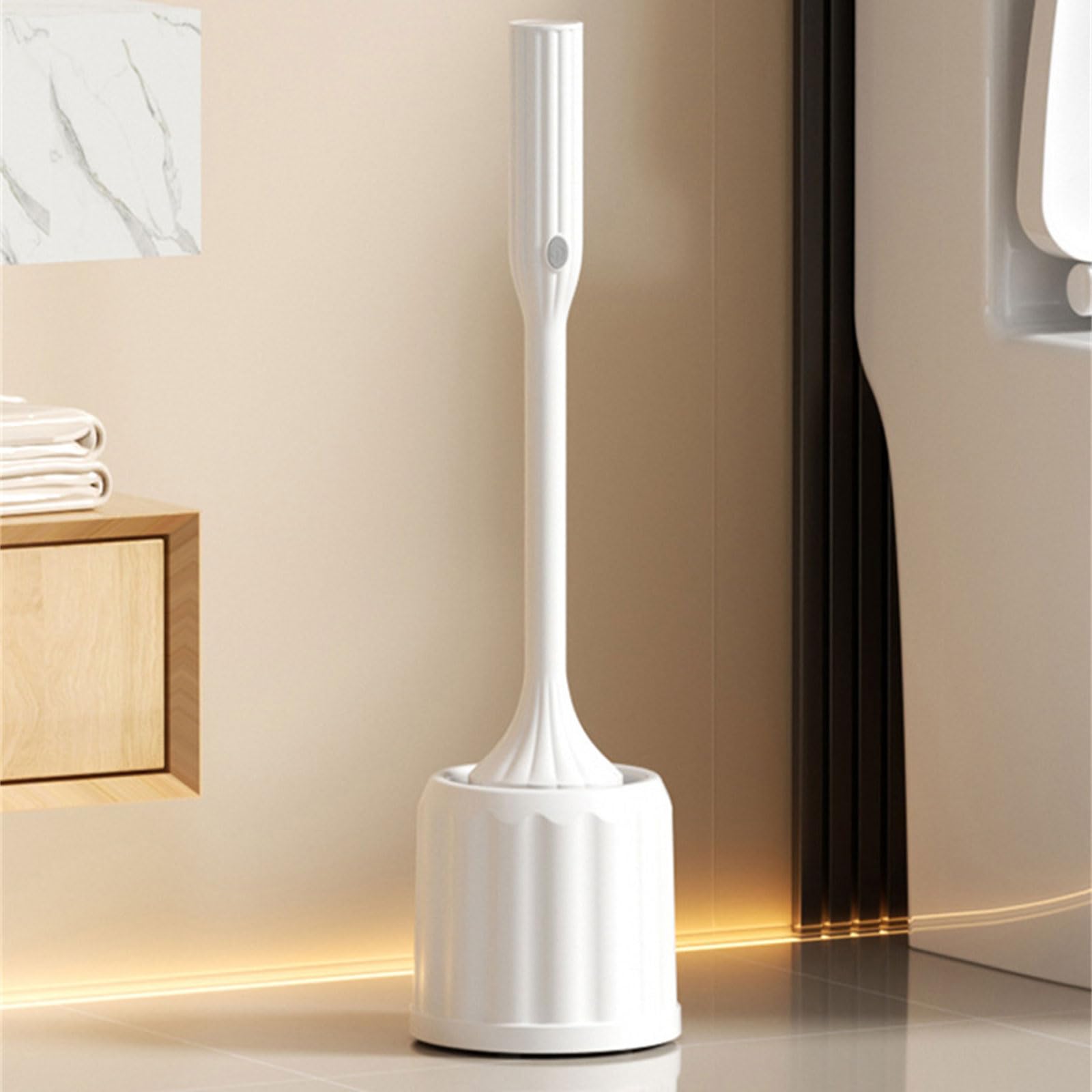 Limpiador de suelo motorizado para inodoro eléctrico, limpiador automático de inodoros, herramienta de limpieza del hogar, potente WC sin esfuerzo, solución higiénica de inodoro