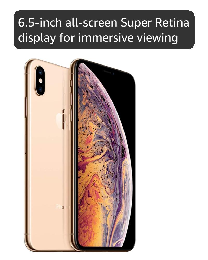 iPhone Xs Gold 64 GB SIMフリー Amazon.com: Apple iPhone XS [64GB, Gold] + Carrier Subscription