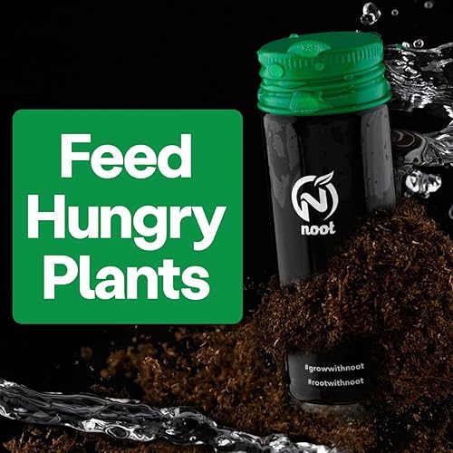 Miniatura 9 de Noot Fertilizante líquido orgánico para plantas con 16 cepas de micorrizas que estimulan la raíz. Funciona para todas las plantas de interior,