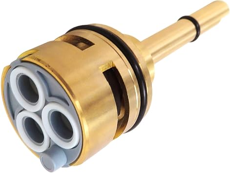 6-Way Shower Diverter Parts RP51919 Cartridge & Trim for Delta R22000 R10000-unbxhf, Brass Faucet Valve Replacement, No Leakage