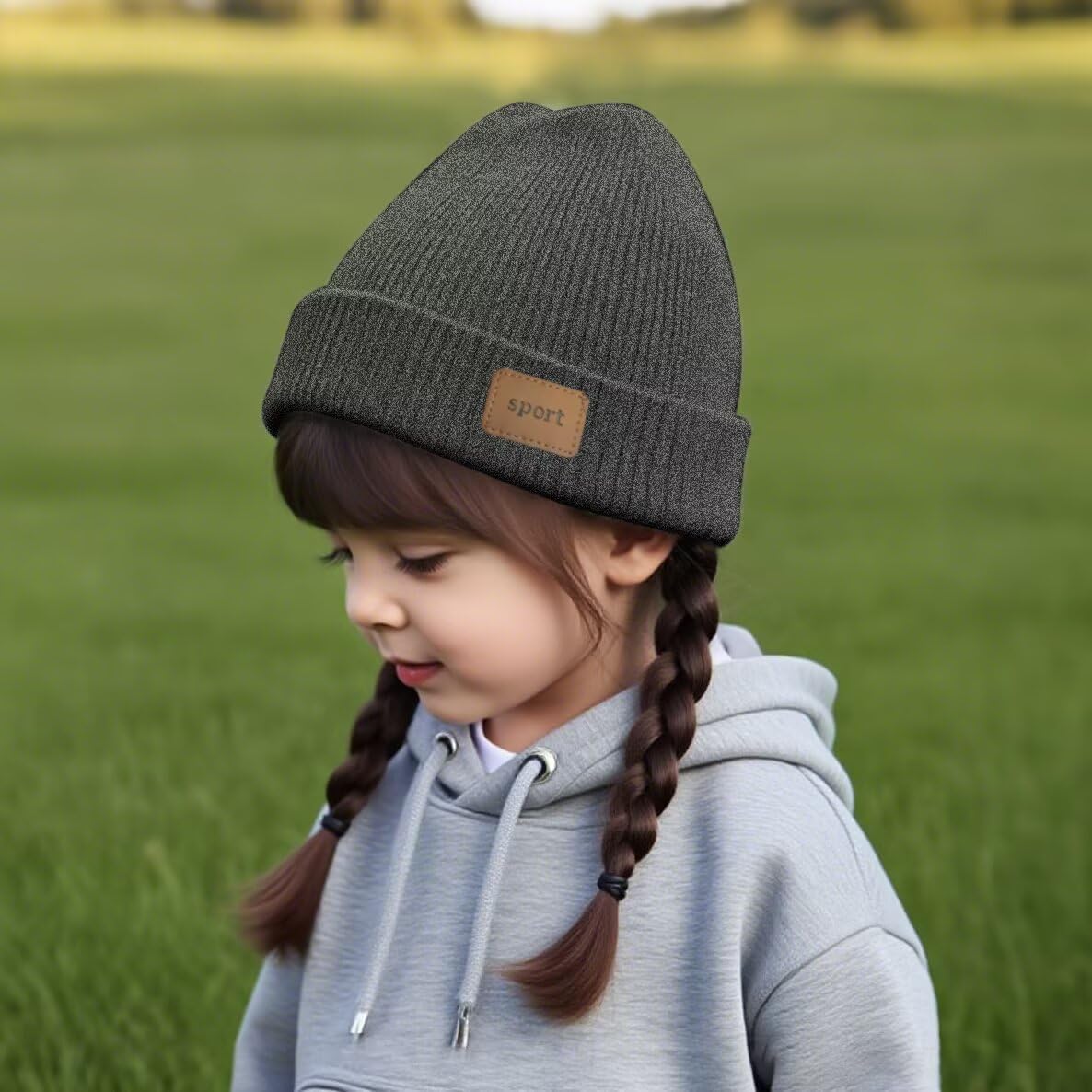 Fall Winter Hats for Kids 2025 Beanie Hat Thick Warm Skull Cap Beanies for Kids, Boys and Girls - Image 4