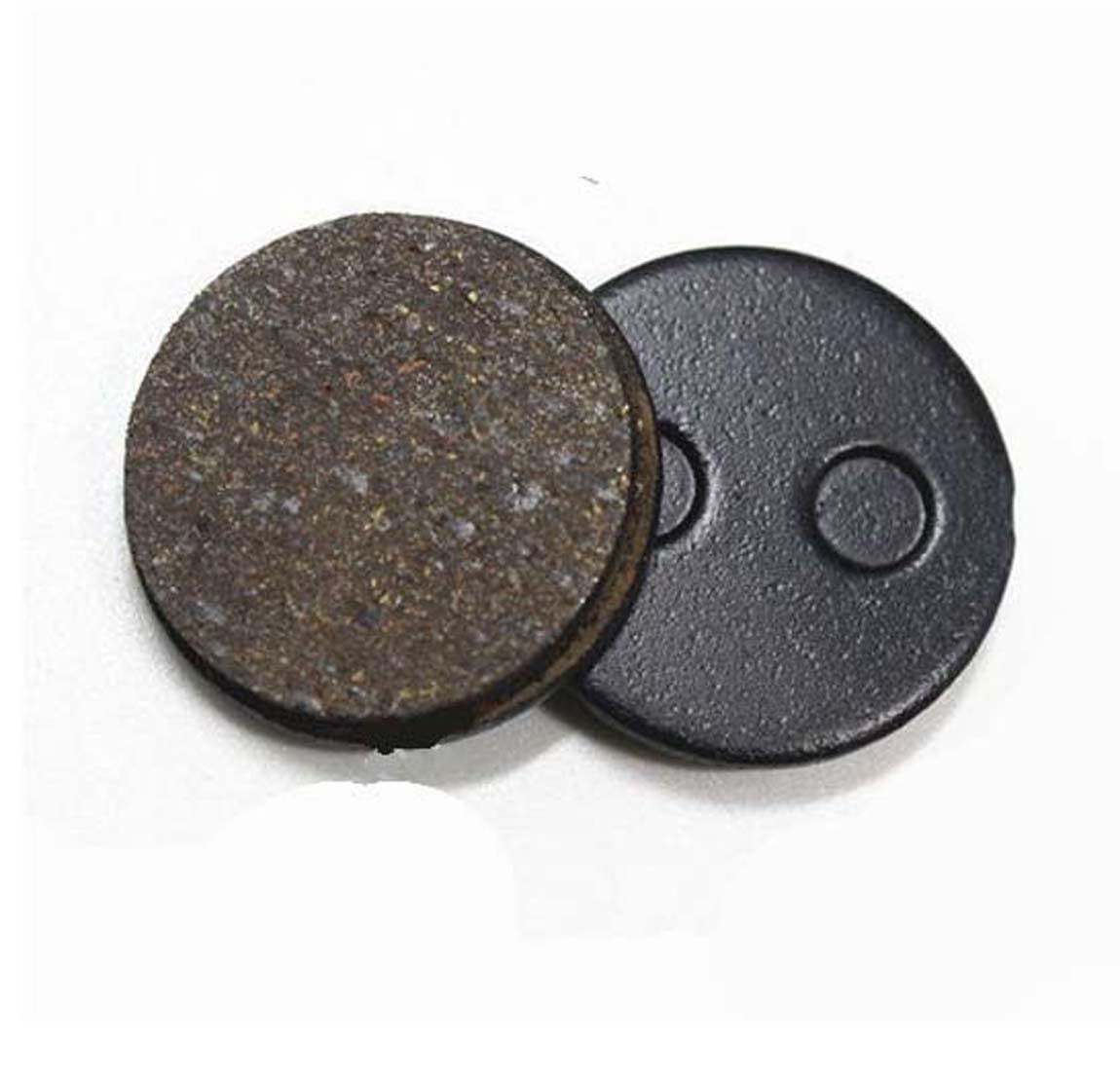 Gubbarey Cycle Disc Brake Pads Compatible with MTB & Hybrid Bicycle, Semi-Metallic Resin, Low Noise, Strong Braking, 2 Pair (Round)-image-6