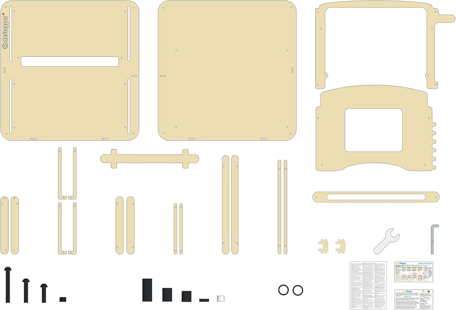 CodeStepper Screen-Free Python Programming & AI Learning Kit for Kids and Adults (Ages 10 and Up), Hands-On Coding Fundamentals with 7 Lesson Sets, Made in The USA