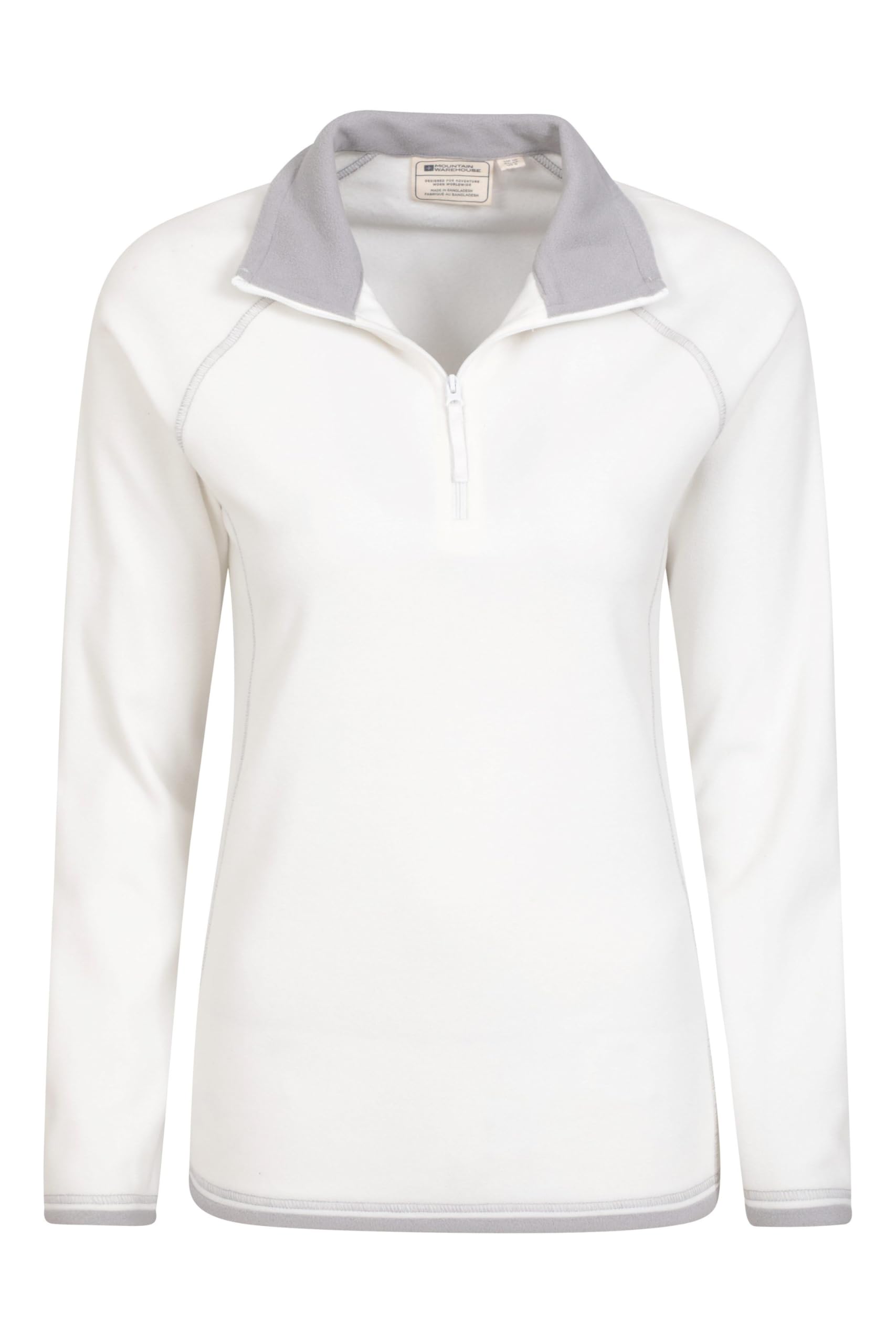 Mountain Warehouse Montana Womens Microfleece Breathable Ladies Sweater, Quick Drying Pullover, Warm Fleece Jacket, Half Zip - Anti-Pill, Lightweight, Purple, Medium — view 7