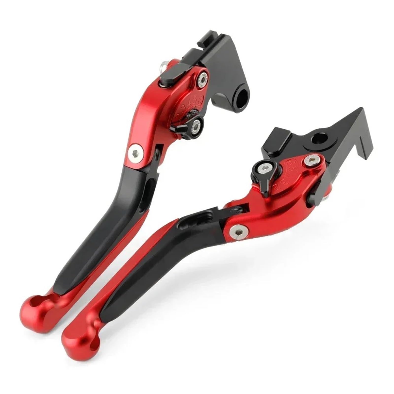 Ouvecr Red Motorbike Brake Levers For Mt-07 For Mt-09 For Fz07 For Fz09 For Tracer 700 900 Motorcycle Brake Clutch Lever(Red)
