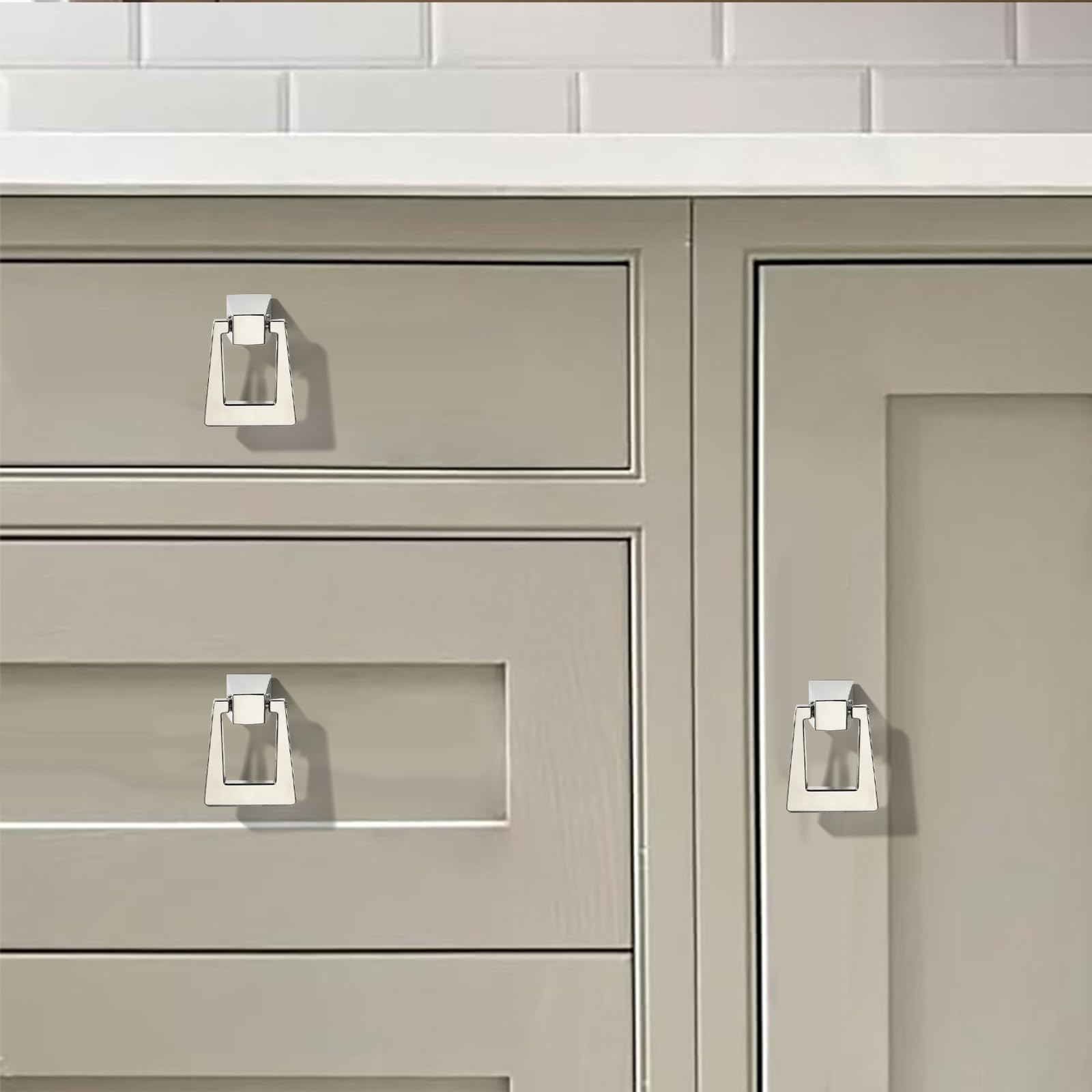 KHTUMEWARE-170286 Round Knob, Polished Nickel, 10-Pack in Polished Nickel — KHTUMEWARE