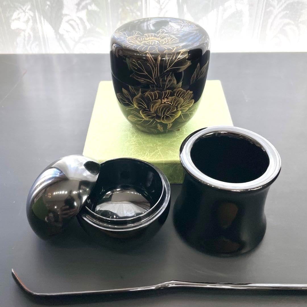 琉球漆器 高級 棗 茶杓 香合 太鼓 オマケ付き プレミア価格 景徳鎮