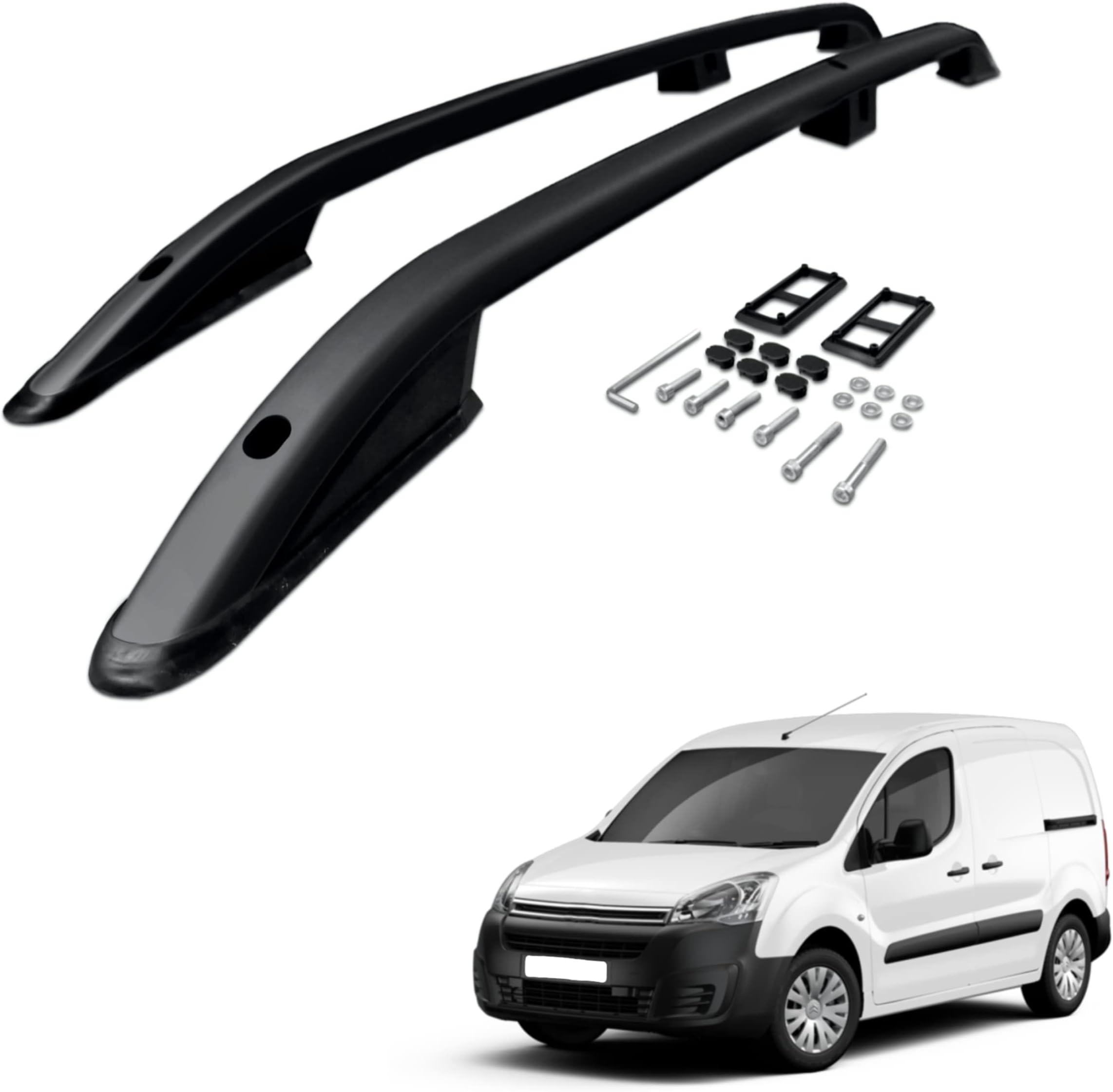 Barres De Toit Transversales Pour Citroën Berlingo Van 2018+ - Marque TURTLE - Neuf
