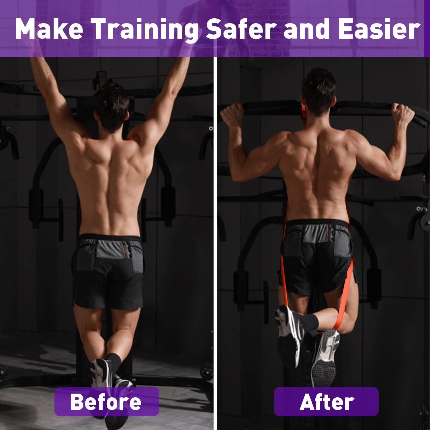 Tifereth Pull-Up Bands Resistance-Bands Exercise-Bands - Pull Up Assistance Bands Workout Bands - View #8