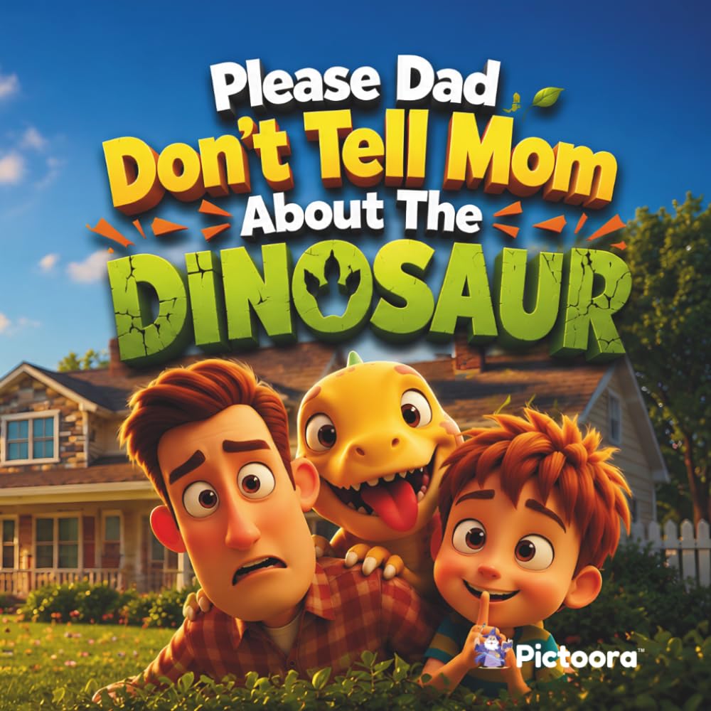 Please Dad Don't Tell Mom About The Dinosaur: A Hilarious Dinosaur Adventure Full of Chaos, Laughs, and Family Fun