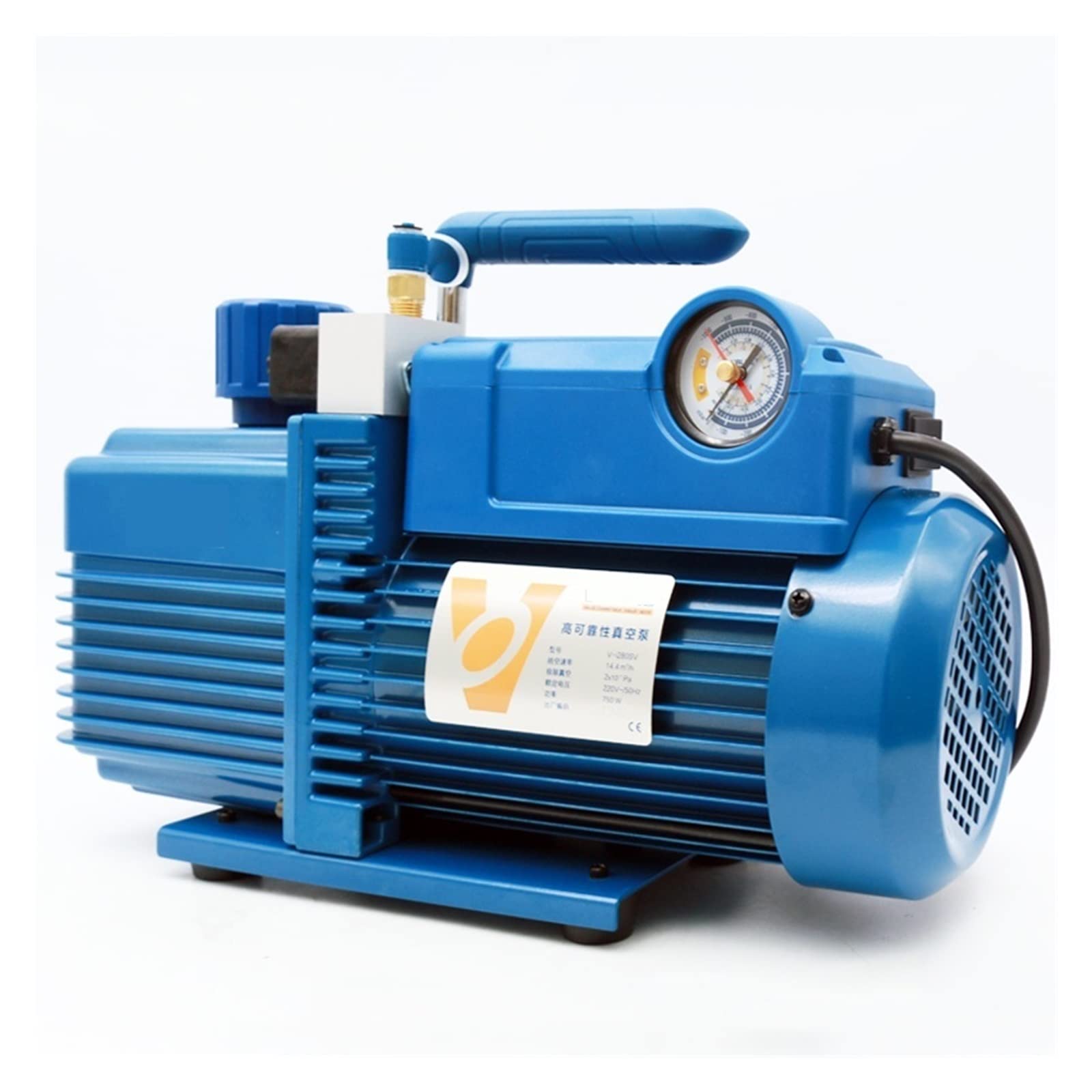 750W V-I280SV pompe à vide réfrigérante bipolaire 14.4M3/H écran liaison pompe à vide à double étage for nouveau réfrigérant Pour une utilisation DIY