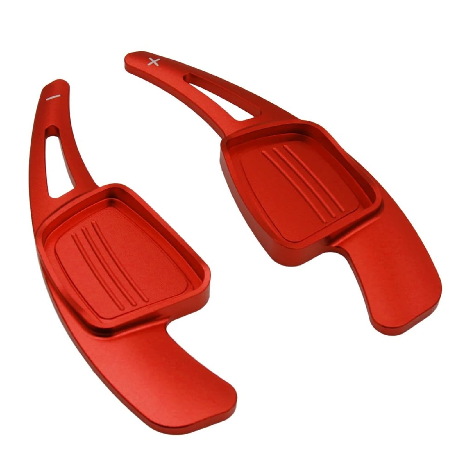 Xzcvtyw Red For Audi For A3 8V A4 B9 A5 2017-2019, For Q2 Q5 Sq5 2018+, For Q7 Tt 2016+ Car Shifter Paddle Shift Extended Interior Paddles Shifters(Red)