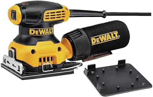 DEWALT Electric Sander, 1/4 Sheet, 14, 000 OPM (DWE6411)