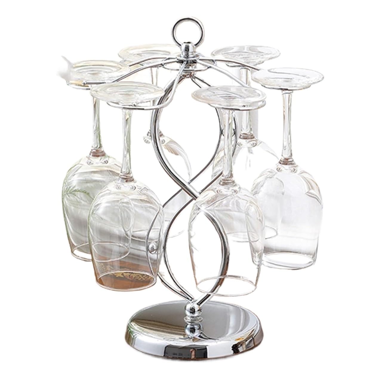 Support à verres à vin en métal stable pour rangement de table