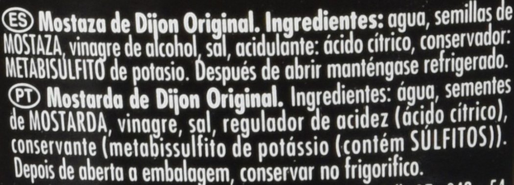Maille - Mostaza Dijon Original 215 g