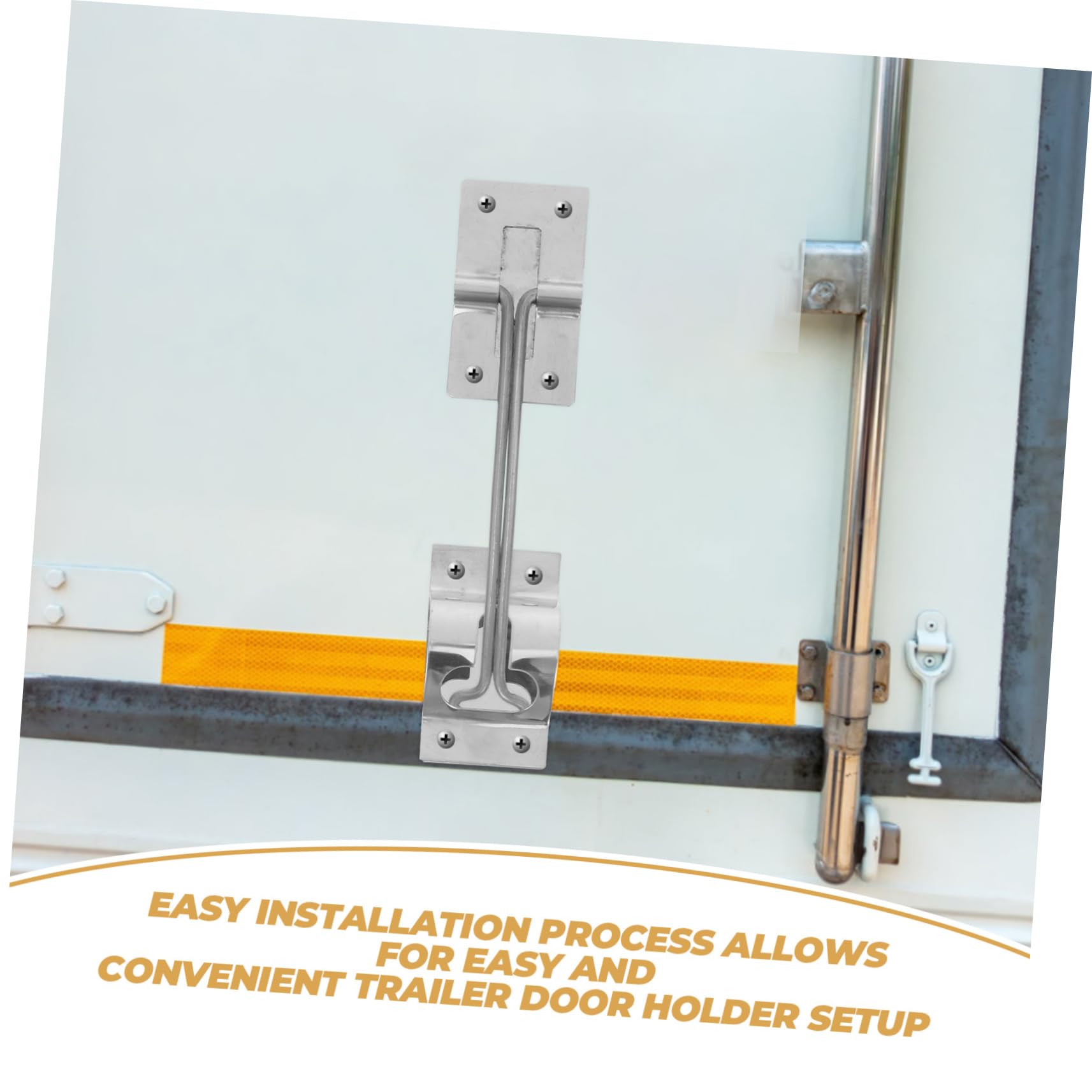 Gatuida 5 Juegos conectar accesorios rv para interior juego de puertas correderas pestillos soporte del pestillo de la puerta de rv kit de pestillo de puerta de remolque Acero inoxidable