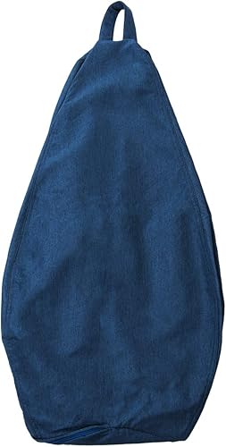 Miniatura 3 de Puf suave para niños y adultos, funda para silla puff de almacenamiento para sofá sin relleno, almacenamiento de animales de peluche, para