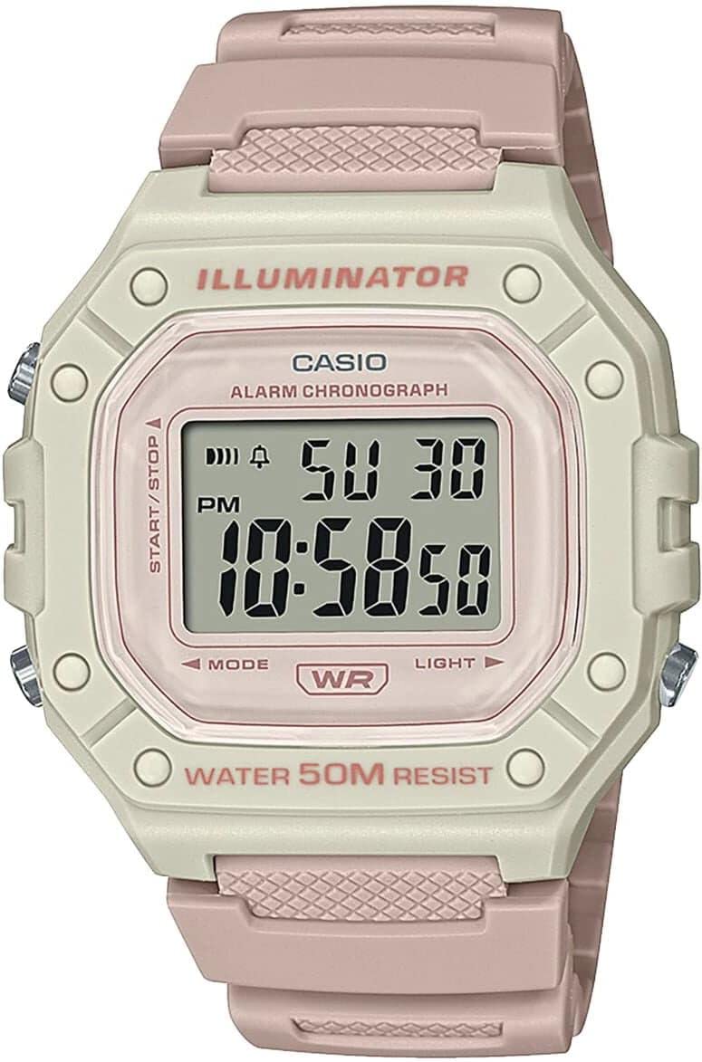 CASIO, para mujer Unisex-adultos, Analógico W-218HC-4A2VEF