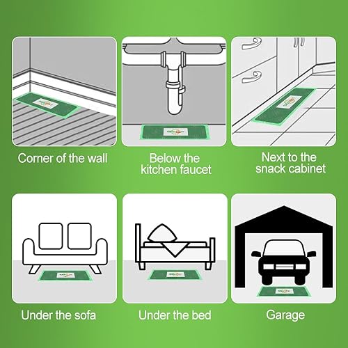 Miniatura 5 de 30 trampas de críquet para interiores para atrapar insectos, ratones, arañas, insectos, grillos, escorpiones, cucarachas, tablero de pegamento súper