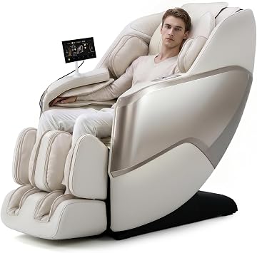 4D Full Body Massage Chair Zero Gravity,Smart Pressure-Sensing,55 SL-Track