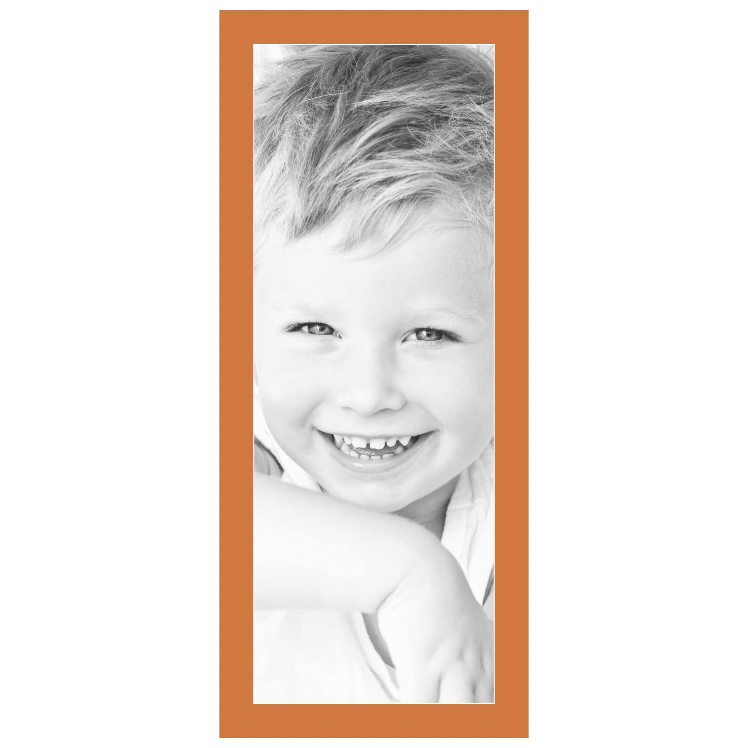 12x33 Tangerine / Octoberfest Custom Mat for Picture Frame with 8x29 opening size (Mat Only, Frame NOT Included)