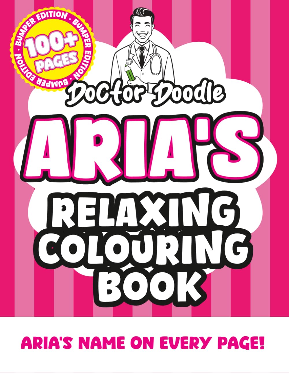 Aria's Relaxing Colouring Book: Relaxing Patterns and Illustrations for All Ages (Relaxing personalised colouring books)