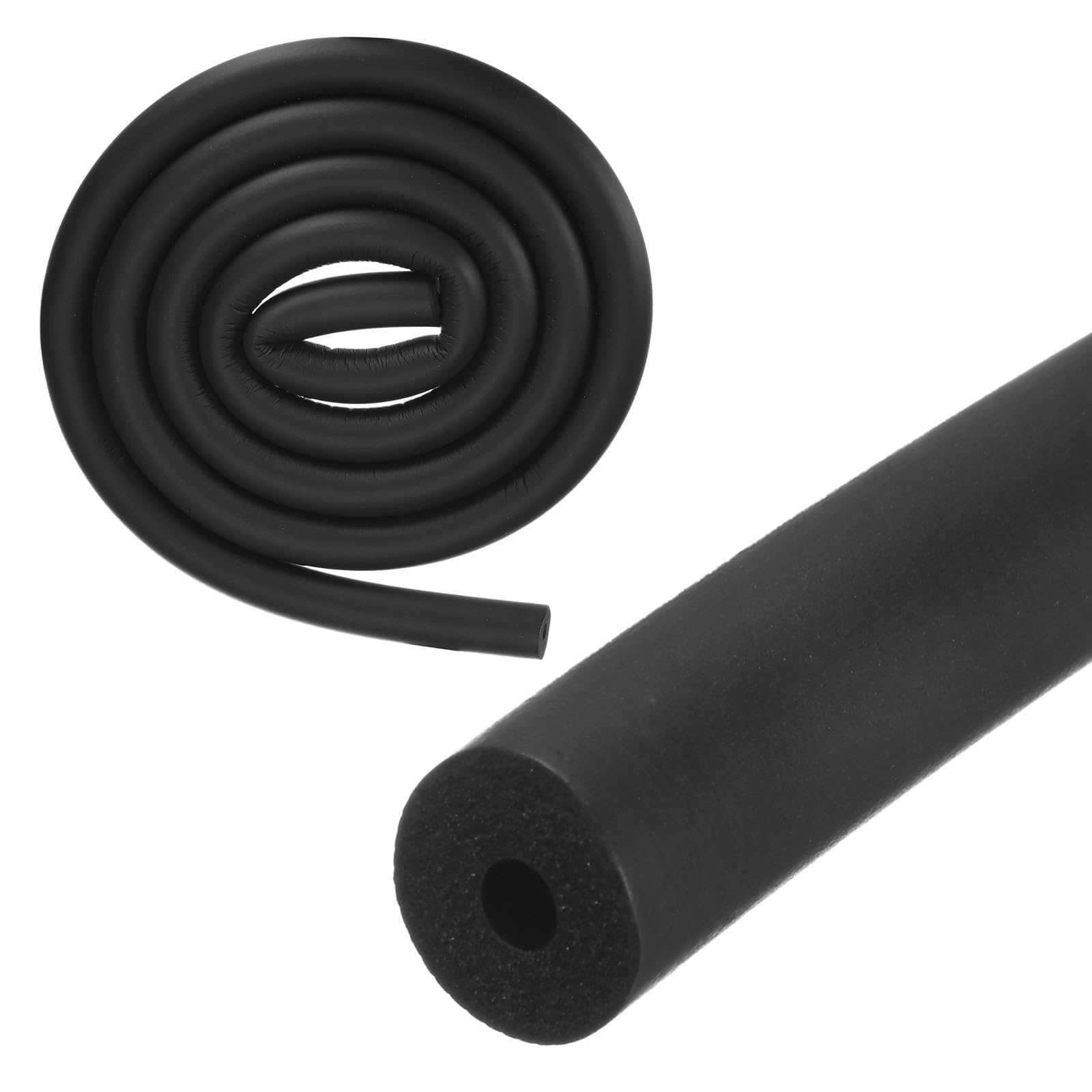 Tubo de Espuma Aislante Para Tuberías Negro 200cm Aislamiento de Tuberías de Agua de Goma y Plástico, Ignífugo y Aislante Duradero Para Tuberías Grifos Equipos de Ejercicio(48mm,3cm)