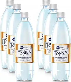 Água Tônica De Quinino Gold Vittal Garrafa 1 Litro 6 Unidades