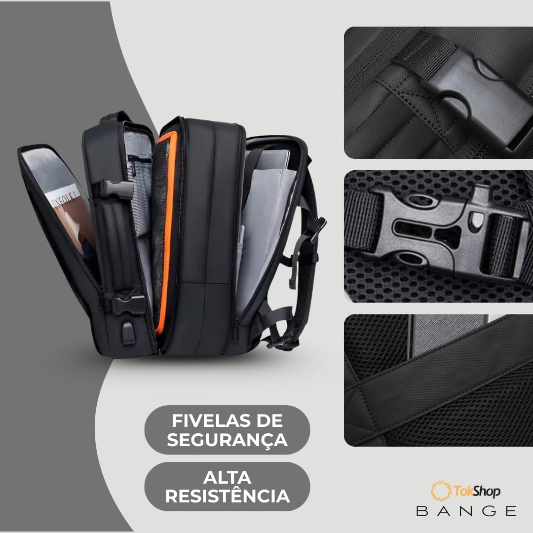 BANGE Mochila Executiva Expansível para Notebook de Até 17.3 Polegadas Bagagem de Mão para Viagens Impermeável Entrada USB para Carregador Portátil Design Discreto – Preta em promoção! Veja a oferta e mais achadinhos de Mochilas & Pastas Masculinas 9 Hoje é o melhor dia para comprar BANGE Mochila Executiva Expansível para Notebook de Até 17.3 Polegadas Bagagem de Mão para Viagens Impermeável Entrada USB para Carregador Portátil Design Discreto – Preta com aquele preço maroto! Promoção! Aproveite a oferta! 9
