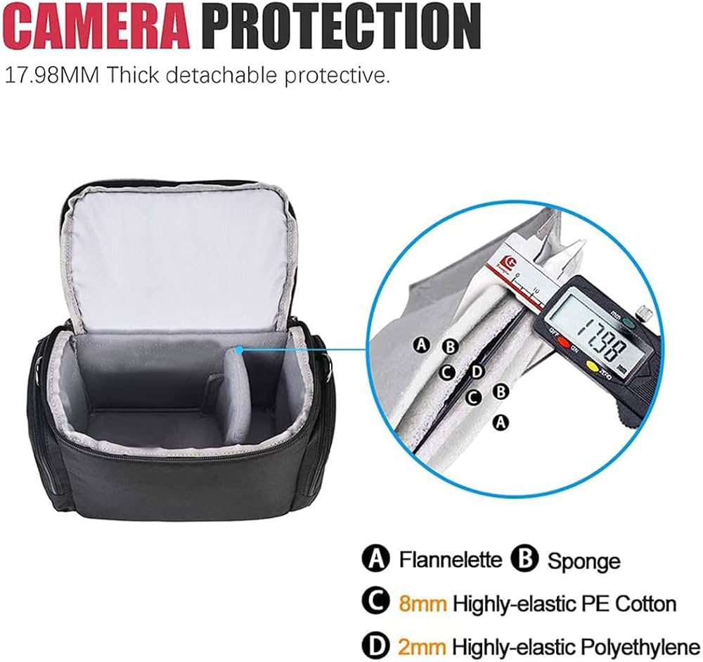 Amazon.com : Cwatcun Camera Bag, Single Camera Shoulder Bag