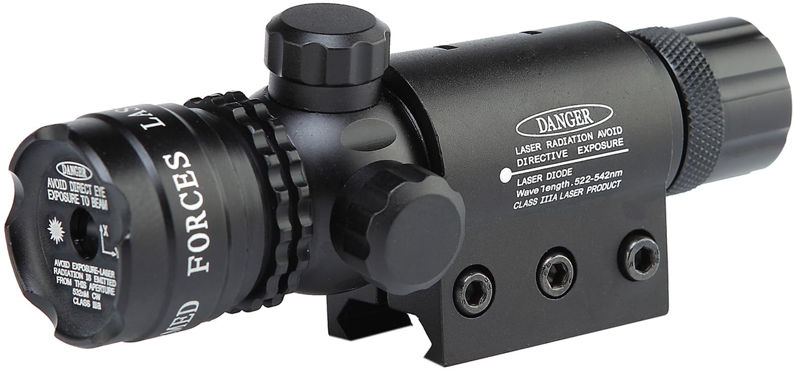 Green Dot Sight z wspornikiem do szyny Picatinny - Ładowarka, wspornik, przełącznik kablowy, 2 zestawy baterii