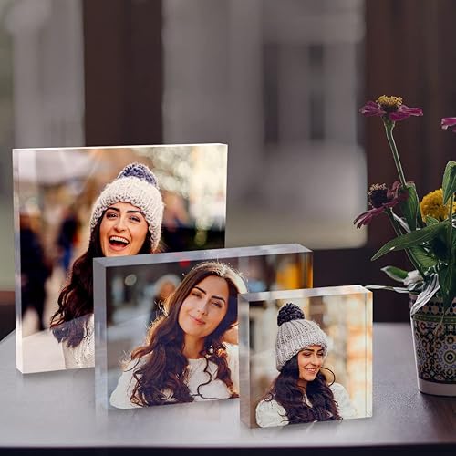 Miniatura 2 de Canvas Champ Personalized Acrylic Photo Blocks, Photo Printed Blocks, Custom photo acrylic blocks (8"x10")