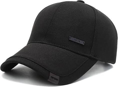 Vintage Cotton Dad Hat with Double Layer Peaks Adjustable