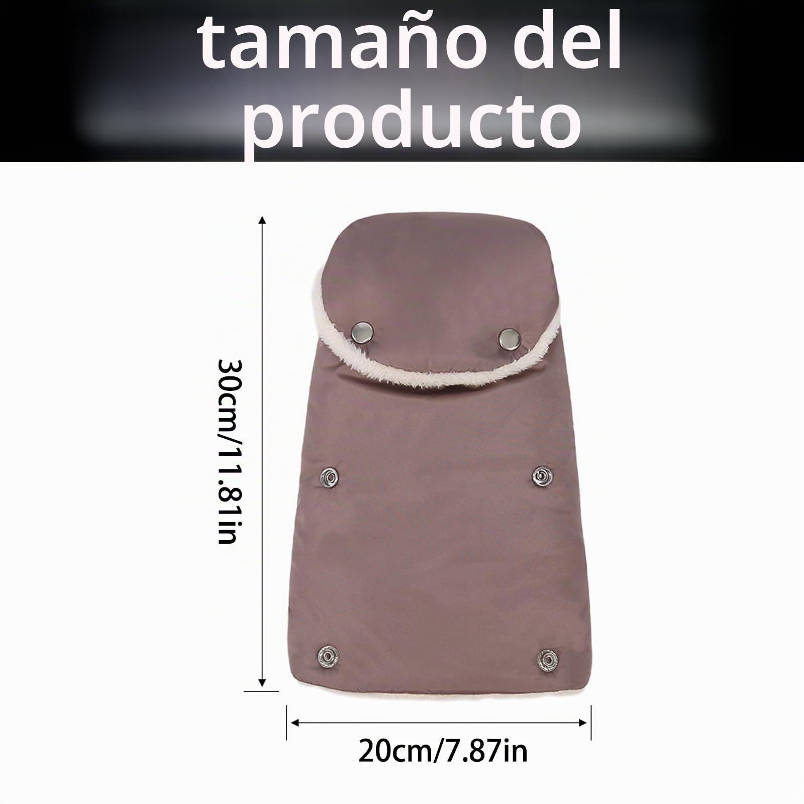 Manguito de mano para cochecito, guantes para cochecito, manoplas para cochecitos, manoplas de invierno, impermeables, resistentes al viento, extra gruesas, manguito de mano para cochecito, cochecitos