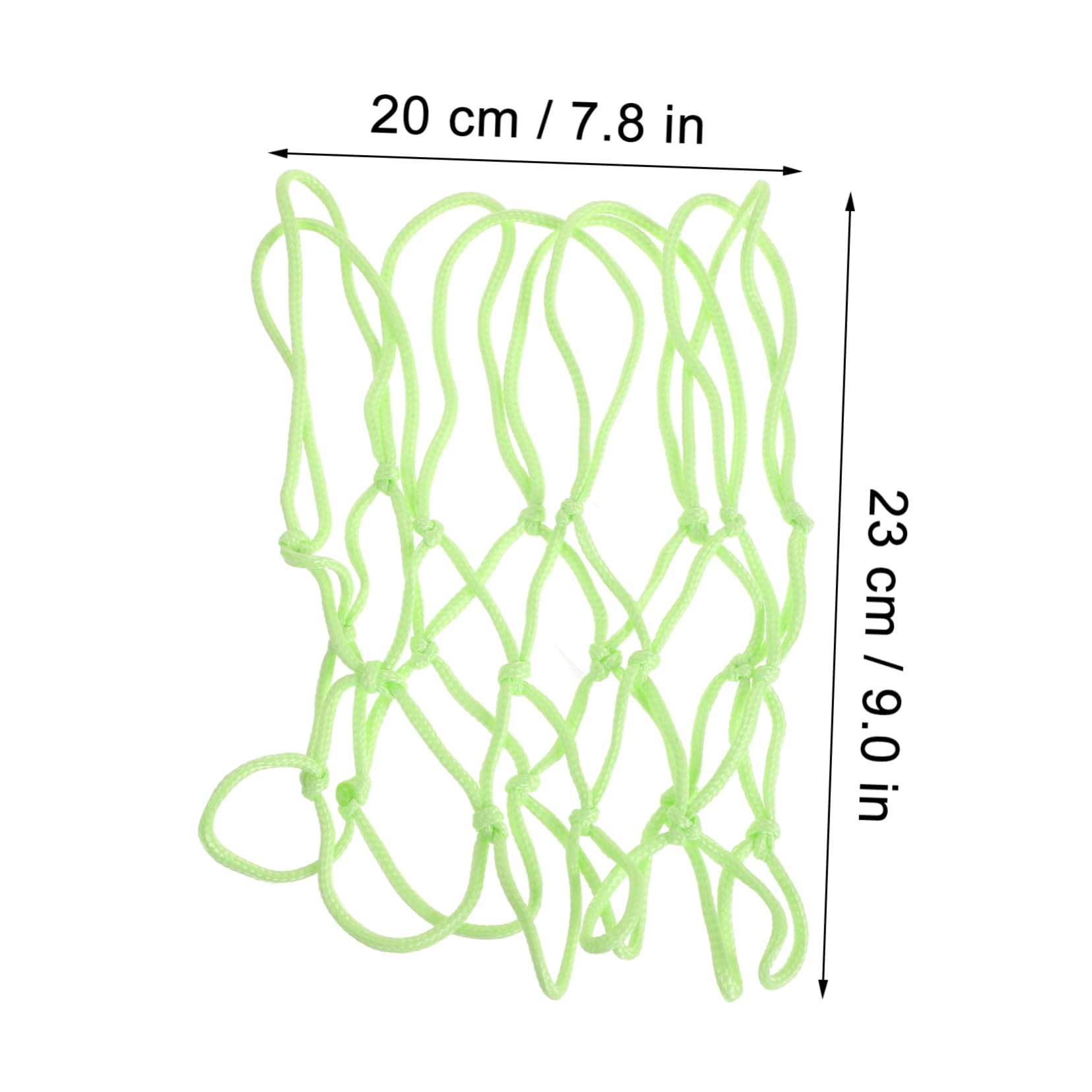 GALPADA Luminous Basketball Net for Standard Hoops Durable Nylon Replacement Net for Outdoor Indoor Use Weather Resistant Strong Load Bearing Capacity Easy to Install for Parks Community