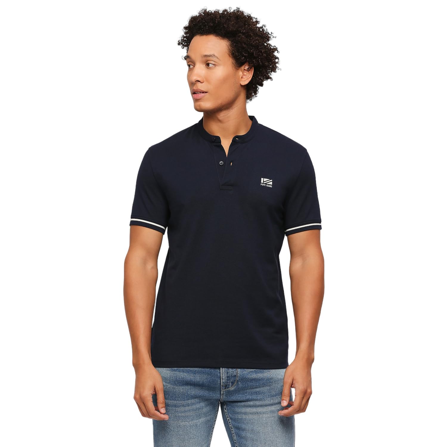 pepe jeans Men's Cotton Regular Fit T-Shirt-picture-26