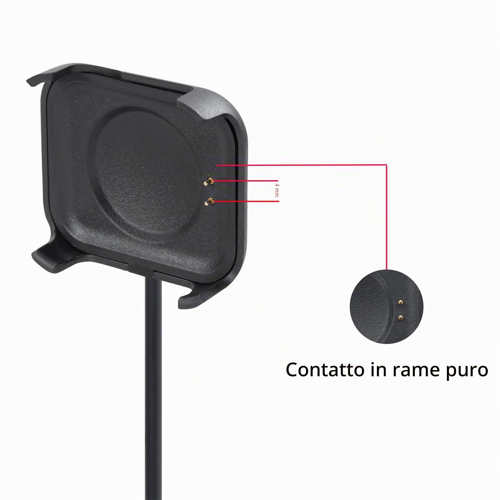 Smartwatch Supporto di Ricarica Compatibile Per P6 X16 HW22 T500plus Piattaforma di Ricarica Veloce Base Adattatore di Alimentazione