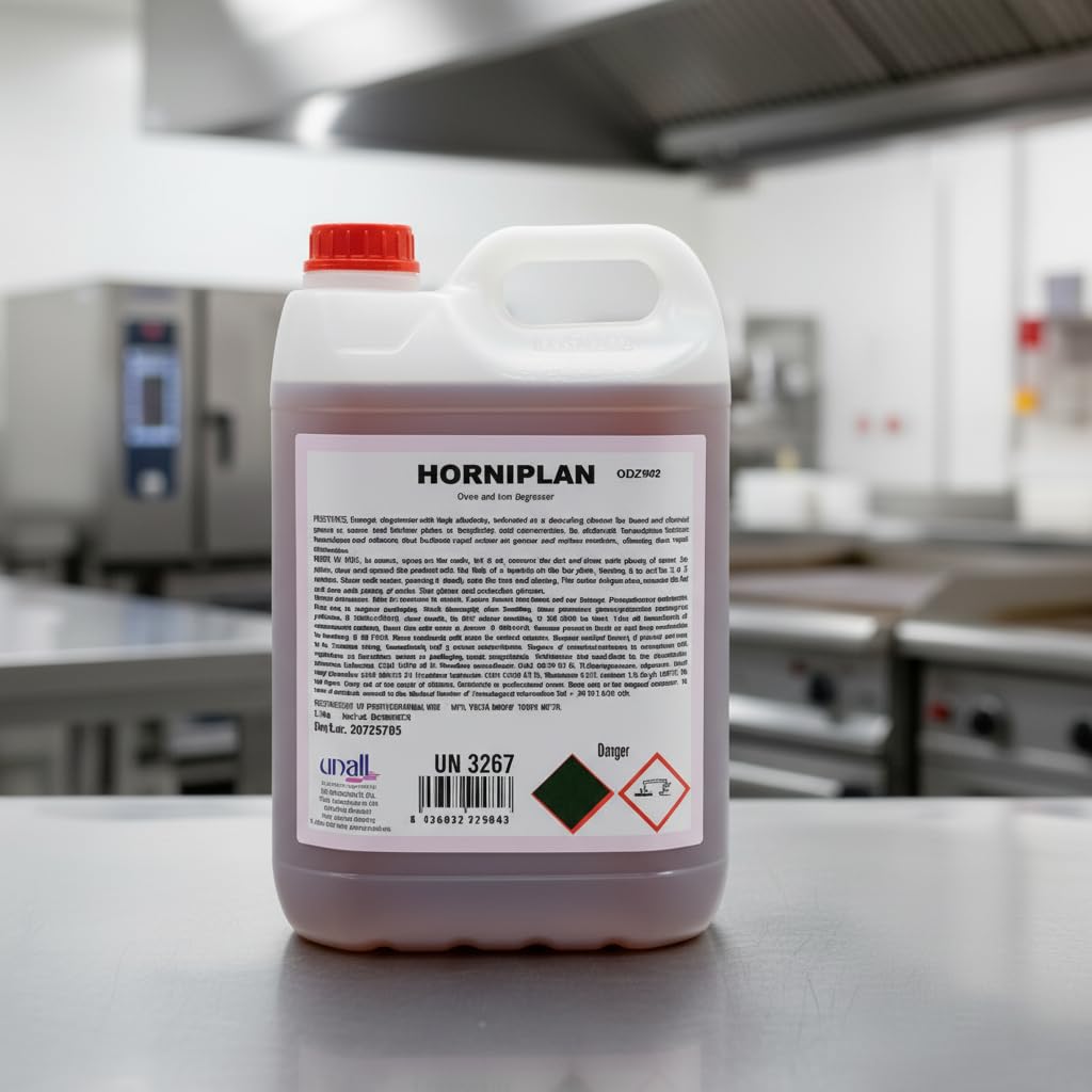 BALSAT Horniplan Desengrasante Profesional para Planchas y Hornos, Elimina Grasa y Residuos de Alimentos, 5L
