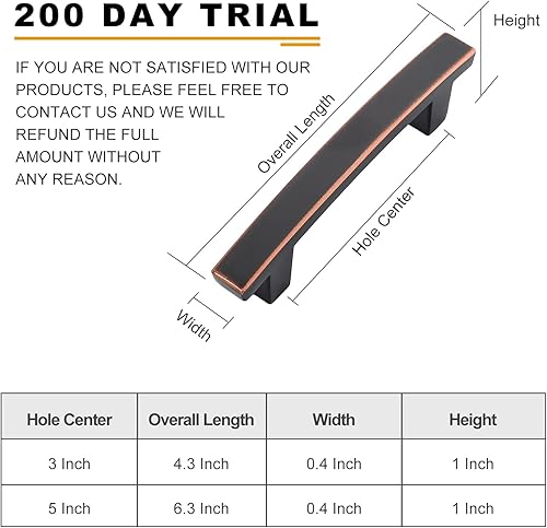 Miniatura 9 de AOOTOCH Paquete de 10 manijas de níquel satinado cepillado para gabinetes de cocina, tiradores de gabinete de 5 pulgadas, manijas de cajón para