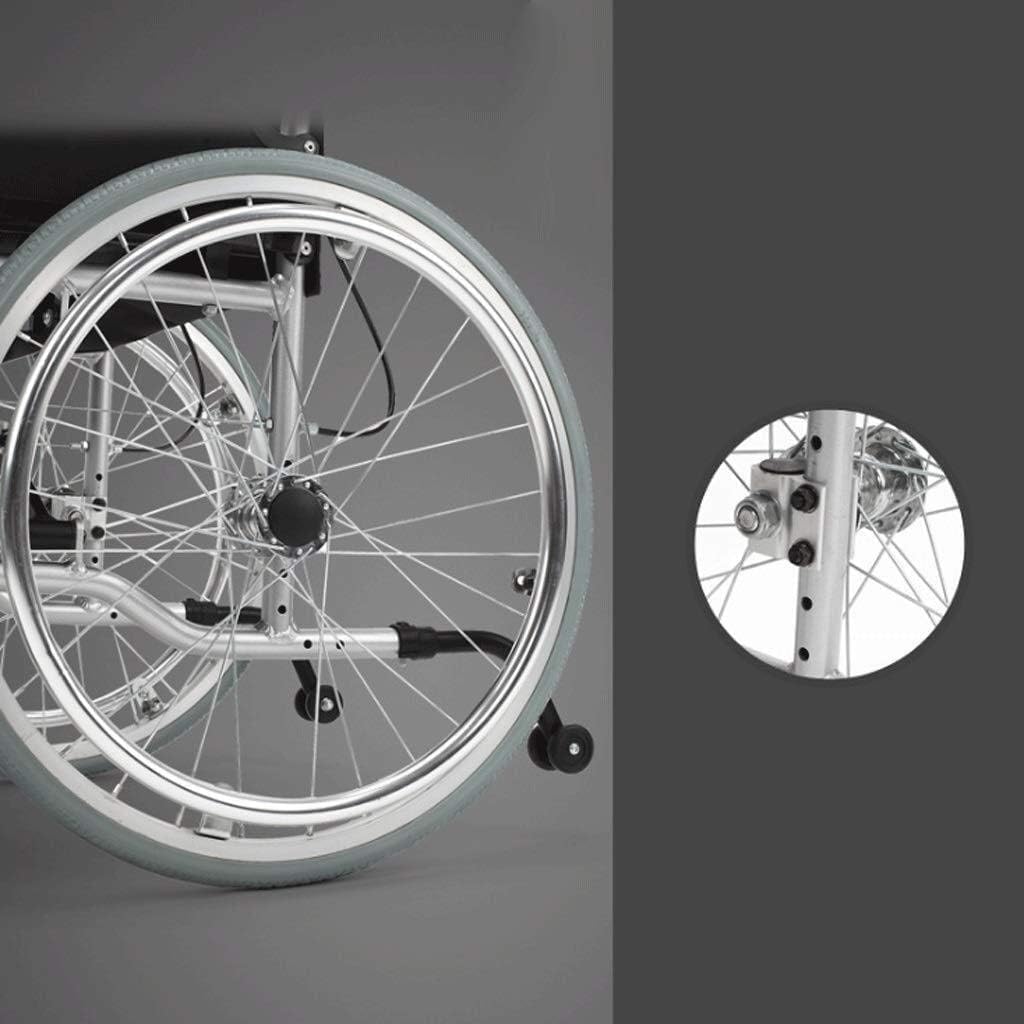 Wózek inwalidzki wózek inwalidzki aluminiowy składany samowypychający przenośny lekki wózek podróżny dla seniorów niepełnosprawnych skuter czterokołowy pojazd przenośny wózek inwalidzki