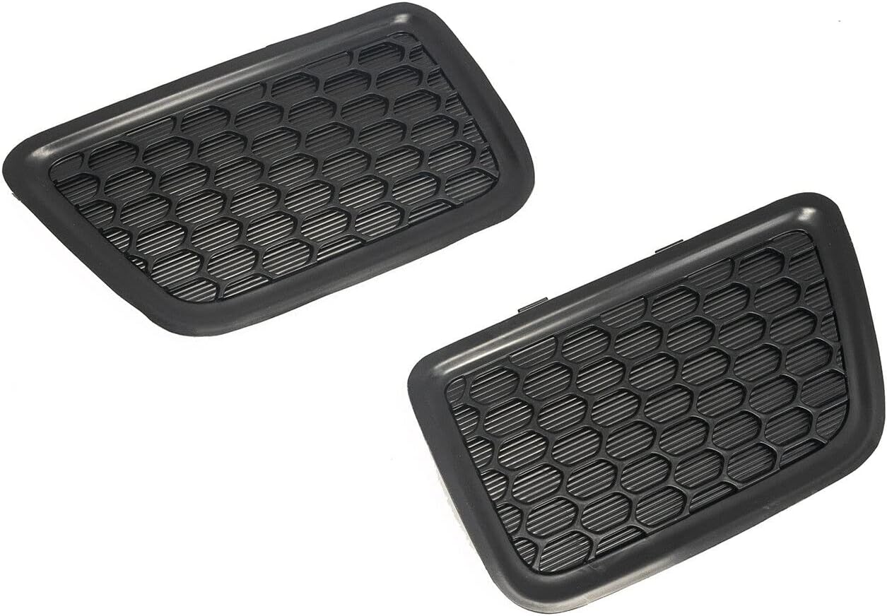 Front Lower Grille Tow Insert Bezel Set Tow Hook Cover Fits For 2014-2016 Jeep Grand Cherokee