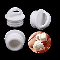 Vista 5 de Paquete de 5 tapones de drenaje para fregona, tapón de orificio para fregadero con empuñaduras, tapa de extremo para trapeador y cubo