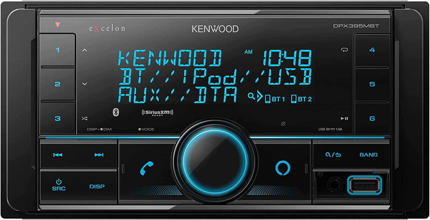 Amazon.com: KENWOOD DPX395MBT Double DIN in-Dash Digital Media
