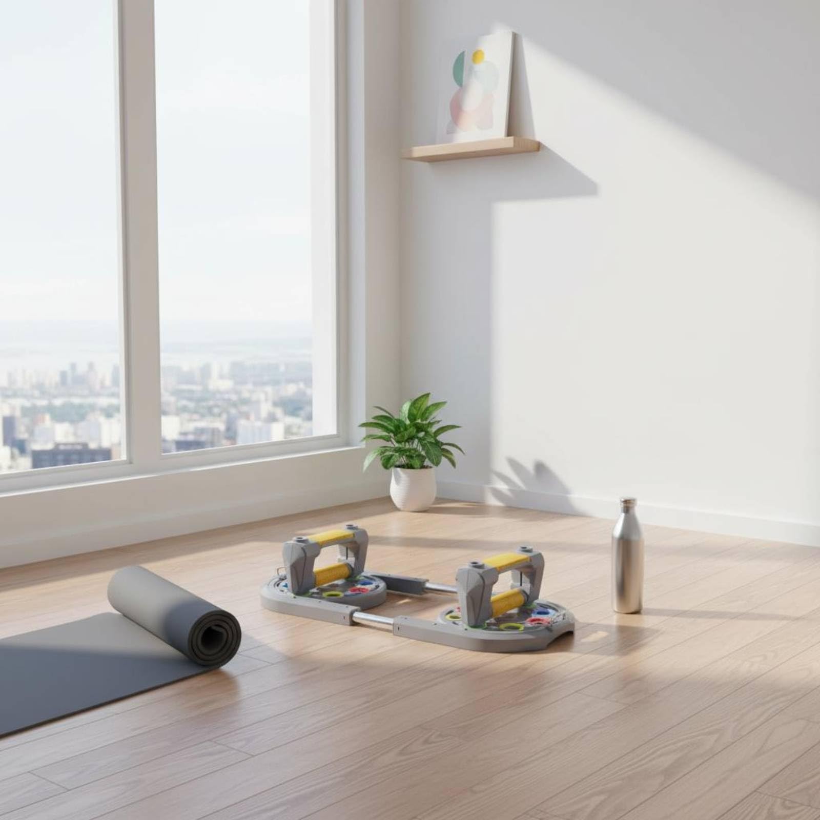 Tabla de Flexiones Entrenamiento de Pecho Tablero de Brazos Guía por Colores para Enfoque Muscular Construcción Estable en Adecuada para Calentamiento y Sesiones Completas