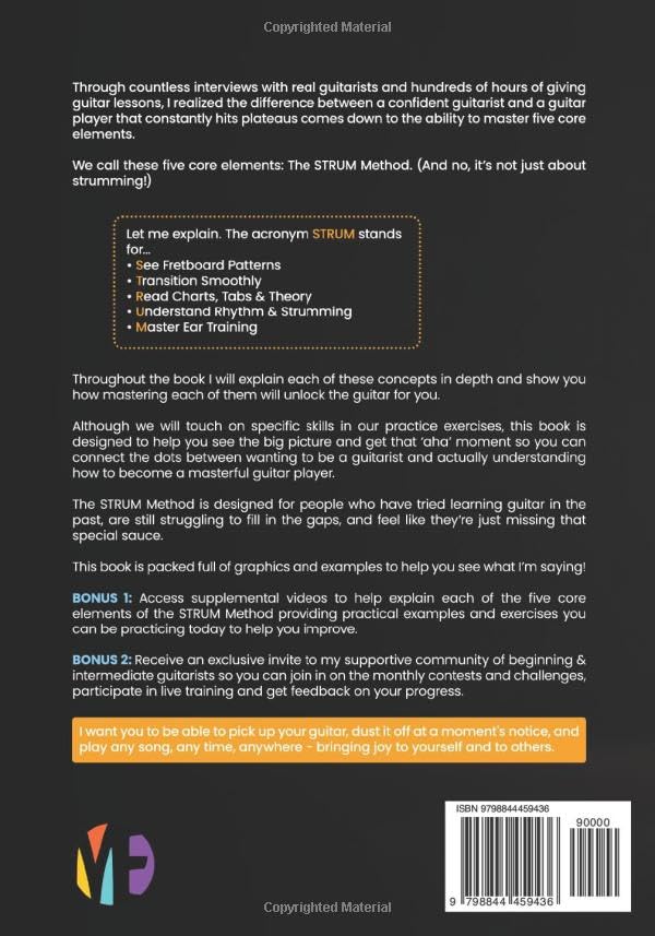 Miniatura 2 de The STRUM Method for Beginner and Intermediate Guitarists The five core elements every confident guitarist needs to master to play any song, any