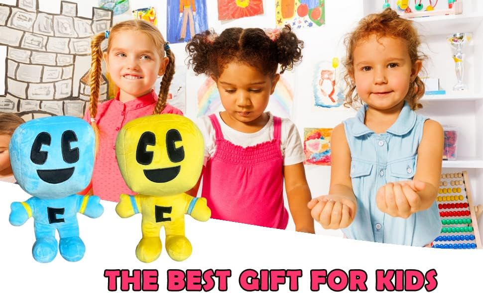 Miniatura 6 de CITFIT (2023 Nuevo juguete de peluche, relleno de peluche, muñeca de felpa suave, lindo almohada, el mejor regalo para niños (azul + amarillo)