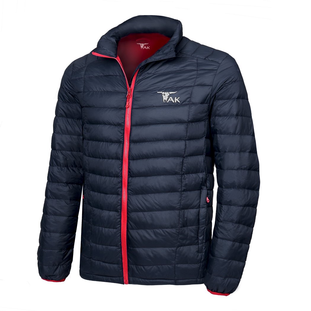 Tak men's down jacket, winter jacket, Sapphire Blue, Medium