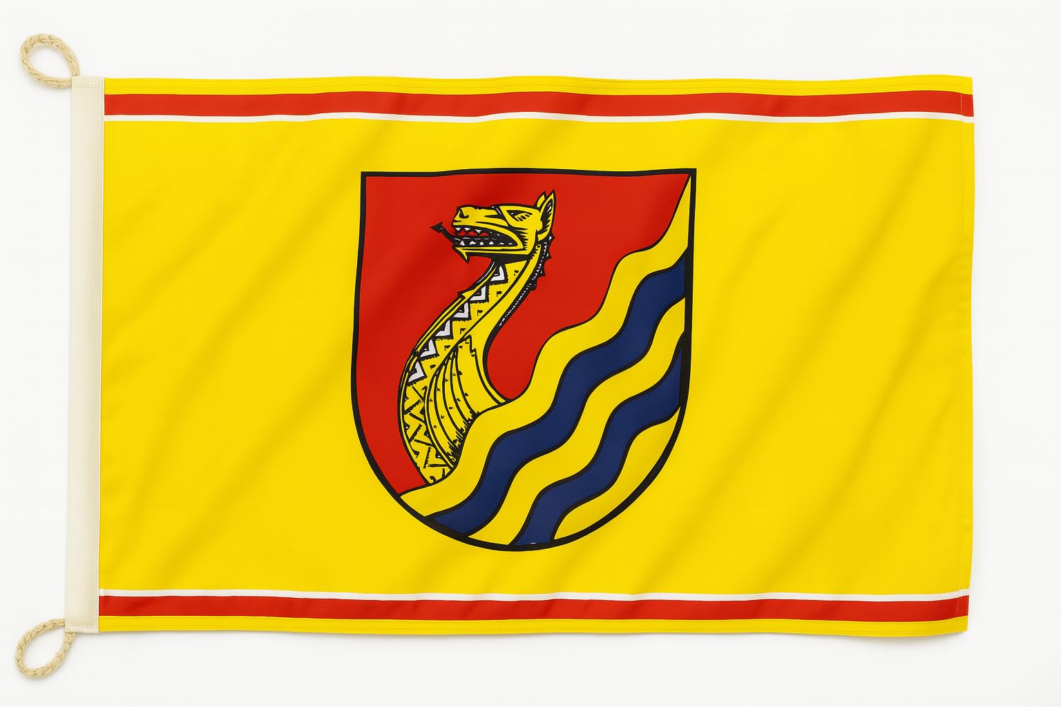 Drapeau de Sylt Wenningstedt-Braderup pavillon de navire 90x60 cm