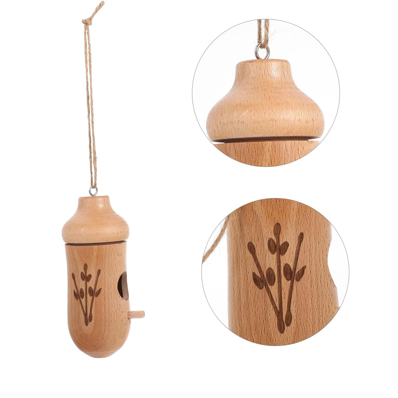 1pc Holz Vogel Feeder Tauben Beweis Hängen Kolibri Feeder Automatische Vogel Feeder für Außerhalb Garten Hof Dekoration